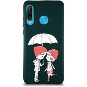 Printify Huawei P30 Lite Soft Premier Kapak Aşk Tasarımlı Silikon Cep Telefonu Kılıfı