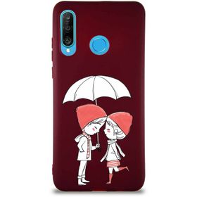 Printify Huawei P30 Lite Soft Premier Kapak Aşk Tasarımlı Silikon Cep Telefonu Kılıfı
