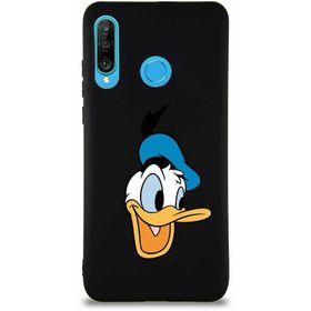 Printify Huawei P30 Lite Soft Premier Kapak Donald Duck-A Tasarımlı Silikon Cep Telefonu Kılıfı