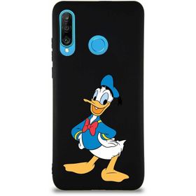 Printify Huawei P30 Lite Soft Premier Kapak Donald Duck-C Tasarımlı Silikon Cep Telefonu Kılıfı