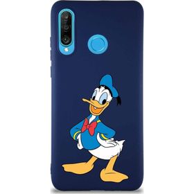 Printify Huawei P30 Lite Soft Premier Kapak Donald Duck-C Tasarımlı Silikon Cep Telefonu Kılıfı