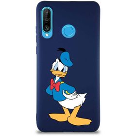 Printify Huawei P30 Lite Soft Premier Kapak Donald Duck-D Tasarımlı Silikon Cep Telefonu Kılıfı