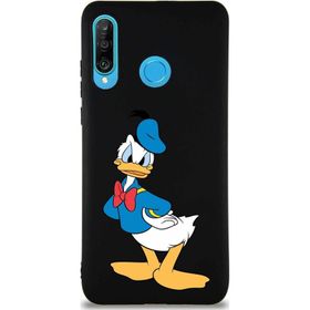 Printify Huawei P30 Lite Soft Premier Kapak Donald Duck-D Tasarımlı Silikon Cep Telefonu Kılıfı
