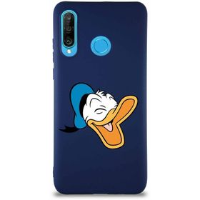 Printify Huawei P30 Lite Soft Premier Kapak Donald Duck-E Tasarımlı Silikon Cep Telefonu Kılıfı