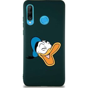 Printify Huawei P30 Lite Soft Premier Kapak Donald Duck-E Tasarımlı Silikon Cep Telefonu Kılıfı