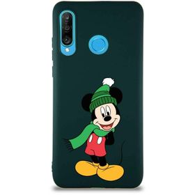 Printify Huawei P30 Lite Soft Premier Kapak Mickey Mouse-G Tasarımlı Silikon Cep Telefonu Kılıfı