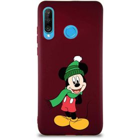 Printify Huawei P30 Lite Soft Premier Kapak Mickey Mouse-G Tasarımlı Silikon Cep Telefonu Kılıfı