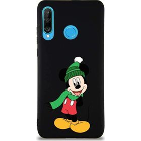 Printify Huawei P30 Lite Soft Premier Kapak Mickey Mouse-G Tasarımlı Silikon Cep Telefonu Kılıfı