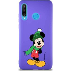 Printify Huawei P30 Lite Soft Premier Kapak Mickey Mouse-G Tasarımlı Silikon Cep Telefonu Kılıfı