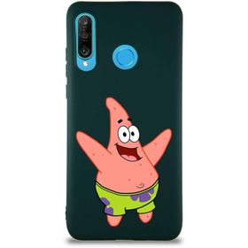 Printify Huawei P30 Lite Soft Premier Kapak Patrick Yıldız Tasarımlı Silikon Cep Telefonu Kılıfı