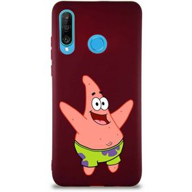 Printify Huawei P30 Lite Soft Premier Kapak Patrick Yıldız Tasarımlı Silikon Cep Telefonu Kılıfı