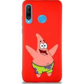 Printify Huawei P30 Lite Soft Premier Kapak Patrick Yıldız Tasarımlı Silikon Cep Telefonu Kılıfı
