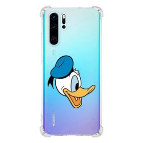 Printify Huawei P30 Pro Uyumlu Köşe Korumalı Antişok Kapak Donald Duck Tasarımlı Şeffaf Kılıf
