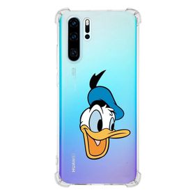 Printify Huawei P30 Pro Uyumlu Köşe Korumalı Antişok Kapak Donald Duck Tasarımlı Şeffaf Kılıf