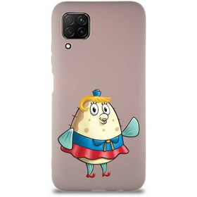Printify Huawei P40 Lite Soft Premier Kapak Bayan Puff Tasarımlı Silikon Cep Telefonu Kılıfı