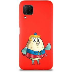 Printify Huawei P40 Lite Soft Premier Kapak Bayan Puff Tasarımlı Silikon Cep Telefonu Kılıfı