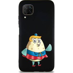 Printify Huawei P40 Lite Soft Premier Kapak Bayan Puff Tasarımlı Silikon Cep Telefonu Kılıfı