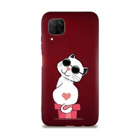 Printify Huawei P40 Lite Soft Premier Kapak Coolcat Tasarımlı Silikon Cep Telefonu Kılıfı