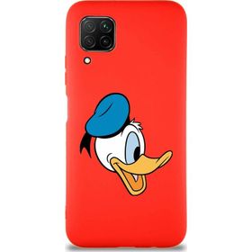 Printify Huawei P40 Lite Soft Premier Kapak Donald Duck-F Tasarımlı Silikon Cep Telefonu Kılıfı