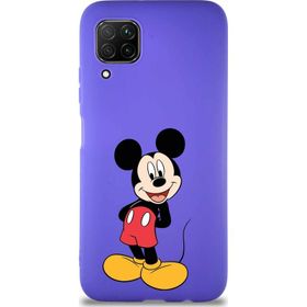 Printify Huawei P40 Lite Soft Premier Kapak Mickey Mouse-B Tasarımlı Silikon Cep Telefonu Kılıfı