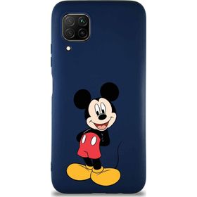 Printify Huawei P40 Lite Soft Premier Kapak Mickey Mouse-B Tasarımlı Silikon Cep Telefonu Kılıfı