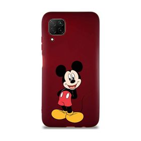 Printify Huawei P40 Lite Soft Premier Kapak Mickey Mouse-B Tasarımlı Silikon Cep Telefonu Kılıfı