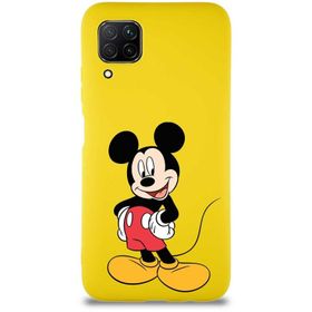 Printify Huawei P40 Lite Soft Premier Kapak Mickey Mouse-E Tasarımlı Silikon Cep Telefonu Kılıfı