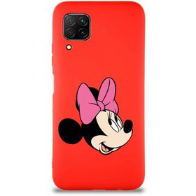 Printify Huawei P40 Lite Soft Premier Kapak Minnie Mouse-A Tasarımlı Silikon Cep Telefonu Kılıfı