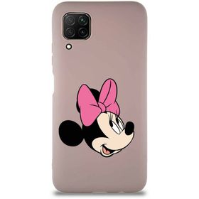 Printify Huawei P40 Lite Soft Premier Kapak Minnie Mouse-A Tasarımlı Silikon Cep Telefonu Kılıfı