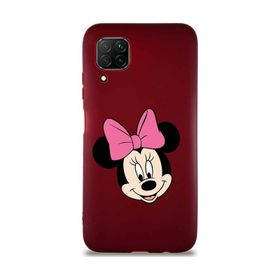 Printify Huawei P40 Lite Soft Premier Kapak Minnie Mouse-C Tasarımlı Silikon Cep Telefonu Kılıfı