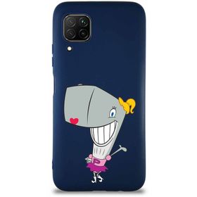 Printify Huawei P40 Lite Soft Premier Kapak Pearl Yengeç Tasarımlı Silikon Cep Telefonu Kılıfı