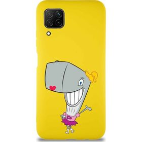 Printify Huawei P40 Lite Soft Premier Kapak Pearl Yengeç Tasarımlı Silikon Cep Telefonu Kılıfı
