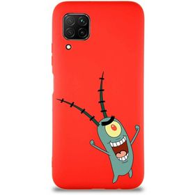 Printify Huawei P40 Lite Soft Premier Kapak Plankton Tasarımlı Silikon Cep Telefonu Kılıfı