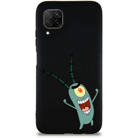 Printify Huawei P40 Lite Soft Premier Kapak Plankton Tasarımlı Silikon Cep Telefonu Kılıfı
