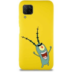 Printify Huawei P40 Lite Soft Premier Kapak Plankton Tasarımlı Silikon Cep Telefonu Kılıfı