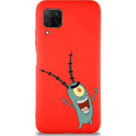 Printify Huawei P40 Lite Soft Premier Kapak Plankton Tasarımlı Silikon Cep Telefonu Kılıfı