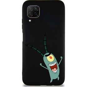 Printify Huawei P40 Lite Soft Premier Kapak Plankton Tasarımlı Silikon Cep Telefonu Kılıfı