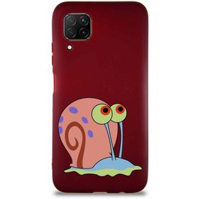 Printify Huawei P40 Lite Soft Premier Kapak Salyangoz Gary Tasarımlı Silikon Cep Telefonu Kılıfı