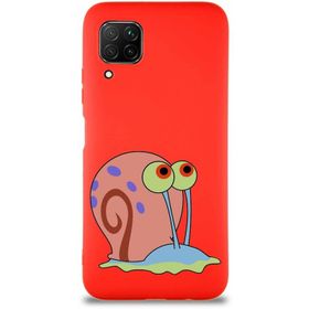 Printify Huawei P40 Lite Soft Premier Kapak Salyangoz Gary Tasarımlı Silikon Cep Telefonu Kılıfı
