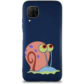 Printify Huawei P40 Lite Soft Premier Kapak Salyangoz Gary Tasarımlı Silikon Cep Telefonu Kılıfı