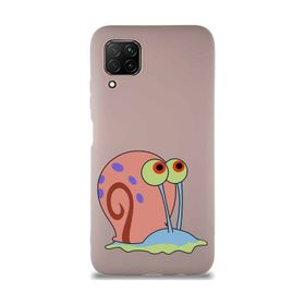 Printify Huawei P40 Lite Soft Premier Kapak Salyangoz Gary Tasarımlı Silikon Cep Telefonu Kılıfı