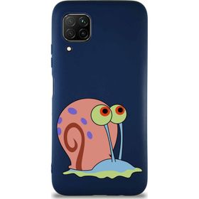 Printify Huawei P40 Lite Soft Premier Kapak Salyangoz Gary Tasarımlı Silikon Cep Telefonu Kılıfı