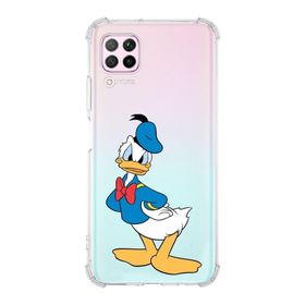 Printify Huawei P40 Lite Uyumlu Köşe Korumalı Antişok Kapak Donald Duck Tasarımlı Şeffaf Kılıf