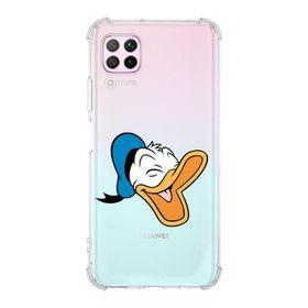 Printify Huawei P40 Lite Uyumlu Köşe Korumalı Antişok Kapak Donald Duck Tasarımlı Şeffaf Kılıf