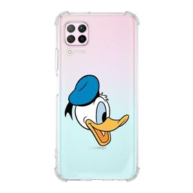 Printify Huawei P40 Lite Uyumlu Köşe Korumalı Antişok Kapak Donald Duck Tasarımlı Şeffaf Kılıf