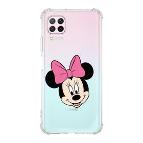 Printify Huawei P40 Lite Uyumlu Köşe Korumalı Antişok Kapak Minnie Mouse Tasarımlı Şeffaf Kılıf
