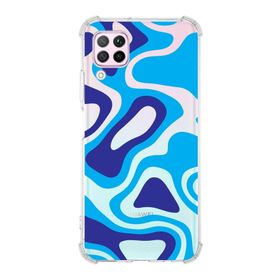 Printify Huawei P40 Lite Uyumlu Köşe Korumalı Antişok Kapak Renkli Desen Tasarımlı Şeffaf Kılıf