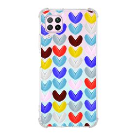 Printify Huawei P40 Lite Uyumlu Water Color 1 Baskılı Şeffaf Köşe Korumalı Antişok Kılıf