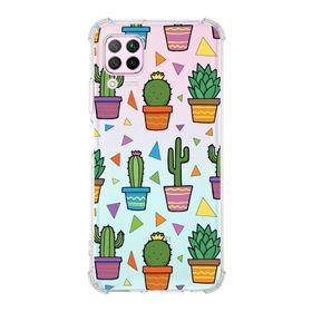 Printify Huawei P40 Lite Uyumlu Water Color 4 Baskılı Şeffaf Köşe Korumalı Antişok Kılıf