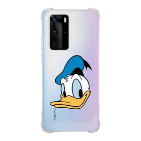 Printify Huawei P40 Pro Uyumlu Köşe Korumalı Antişok Kapak Donald Duck Tasarımlı Şeffaf Kılıf